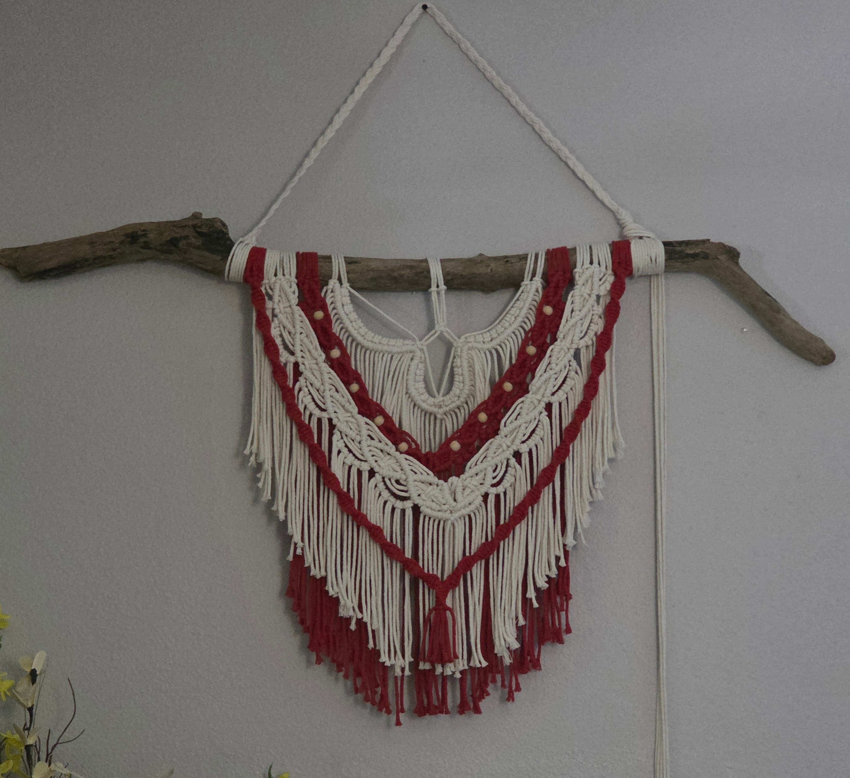 Artisan craft studio with feathers and crystals